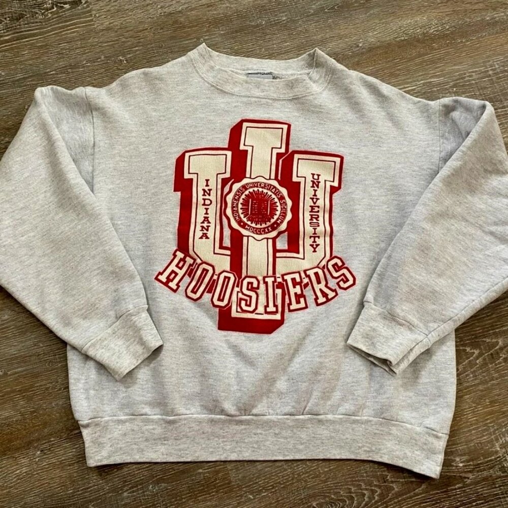 Vintage University of Indiana Hoosiers Sweatshirt, Indiana Hoosiers Sweatshirt